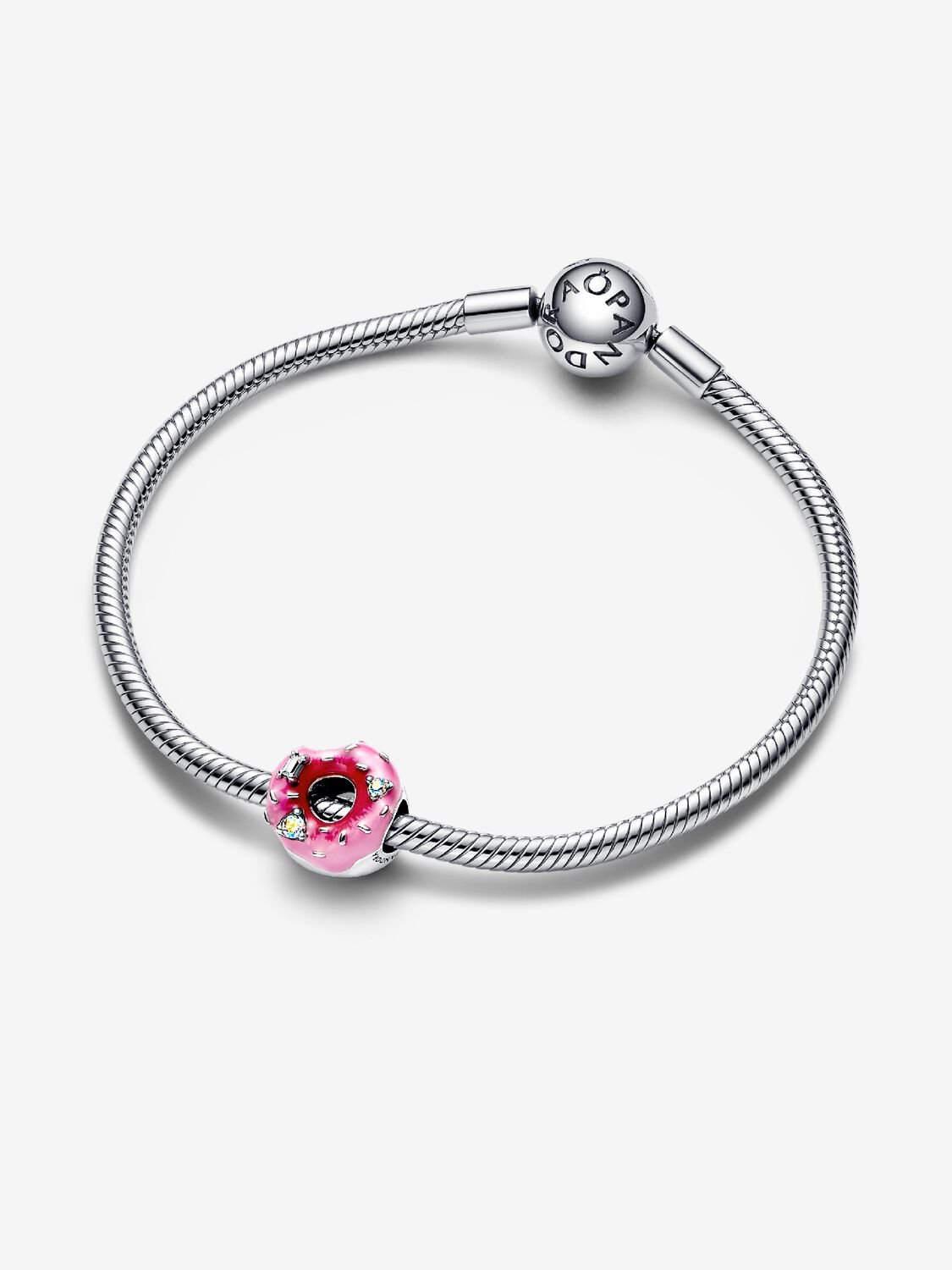PANDORA PANDORA 792596C01 Sparkling Sprinkled Donut Charm | Taylors ...