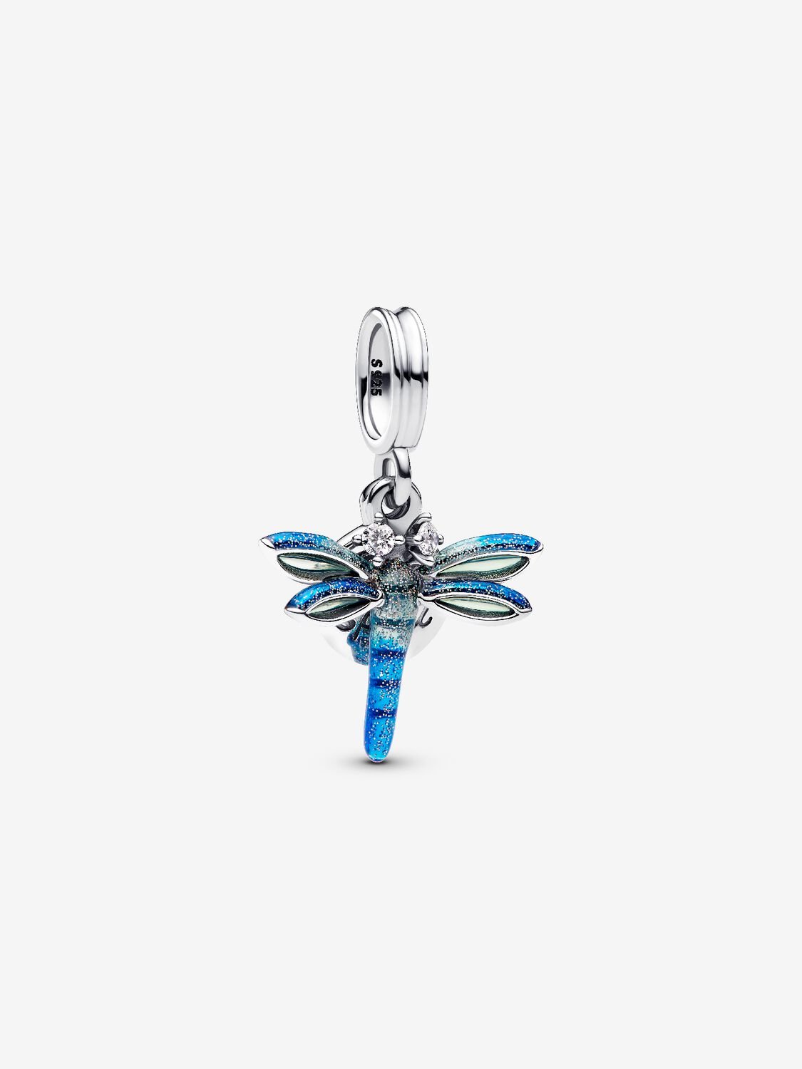 PANDORA PANDORA 793745C01 Dragonfly Double Dangle Charm | Taylors