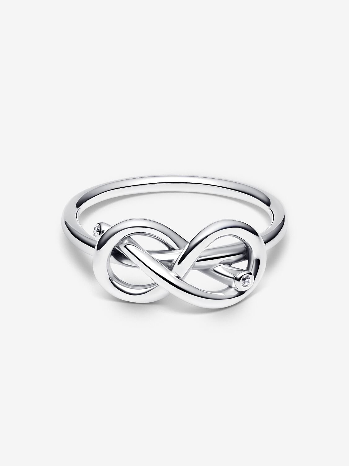 Silver Ring Simple Infinity Band Ring Pandora PANDORA 193759C01-52