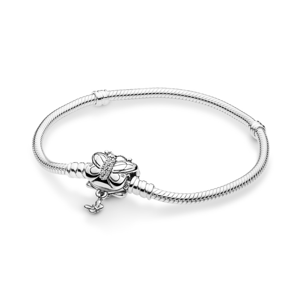 PANDORA 597929CZ-19 Butterfly With Cubic Zirconia Sterling S