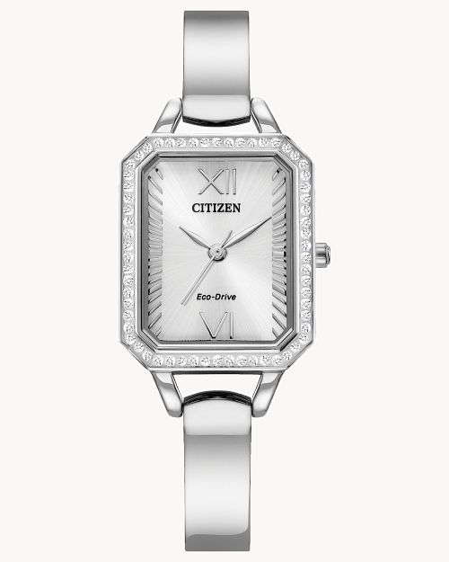 NWT Diamond ladies citizen watch Corso Diamond Taupe Dial Stainless Steel Bracelet EW2710-51X  main image 4