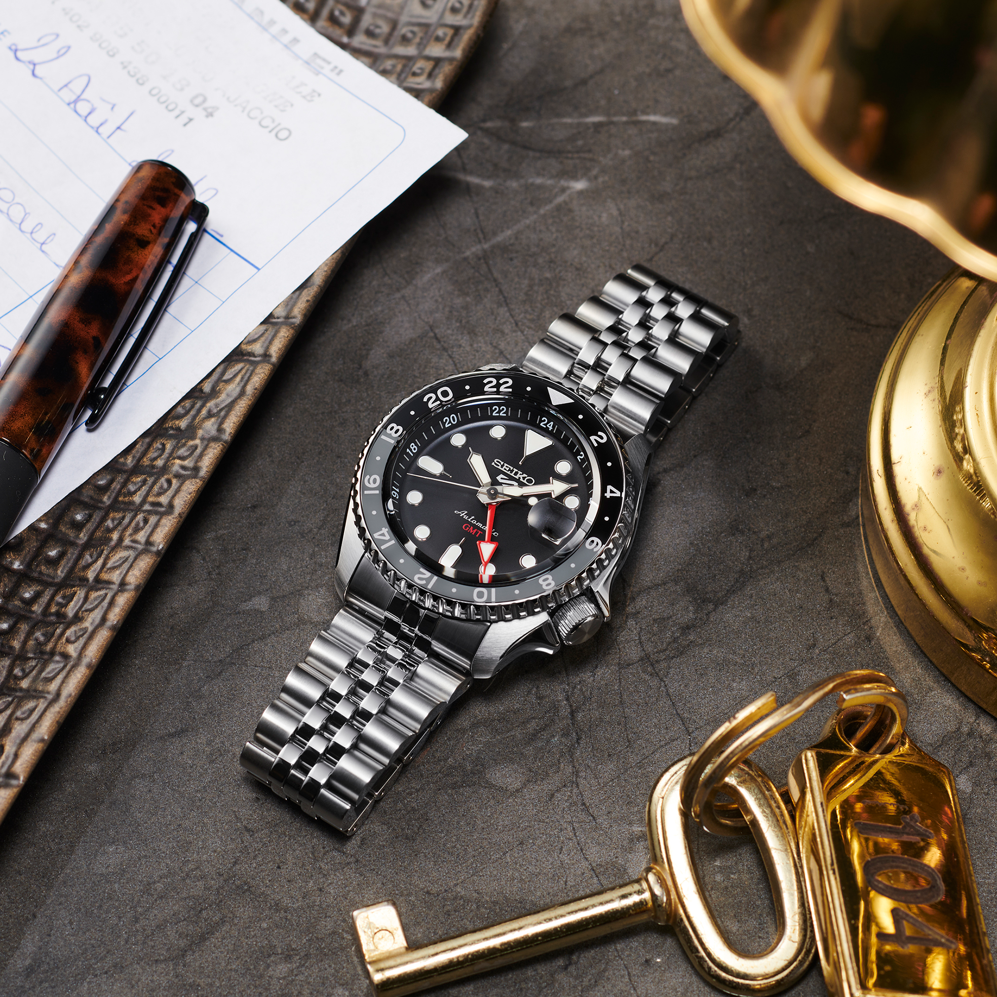 Seiko 5 Sports SKX Sports Style GMT Series Men's Watch