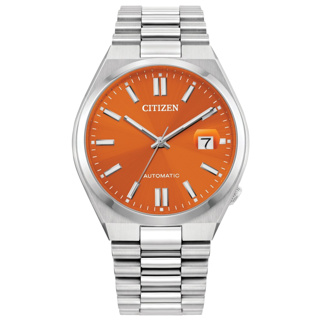 Citizen Tsuyosa Automatic Watch with Orange Dial