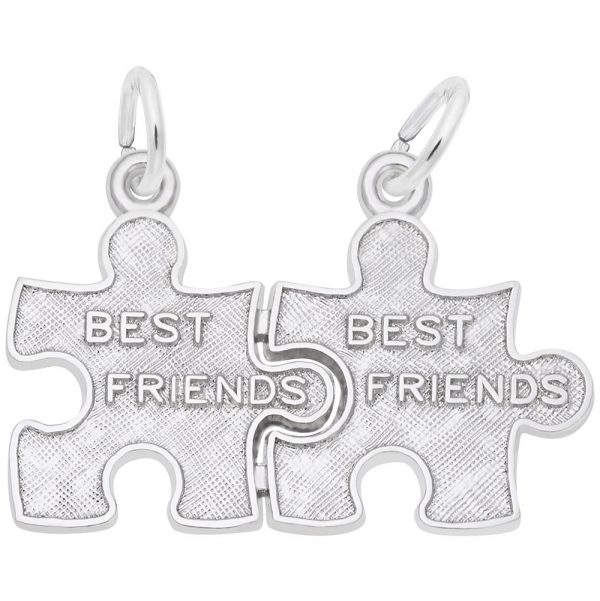 Sterling Silver Best Friend Charm 001-640-02163 Carroll's
