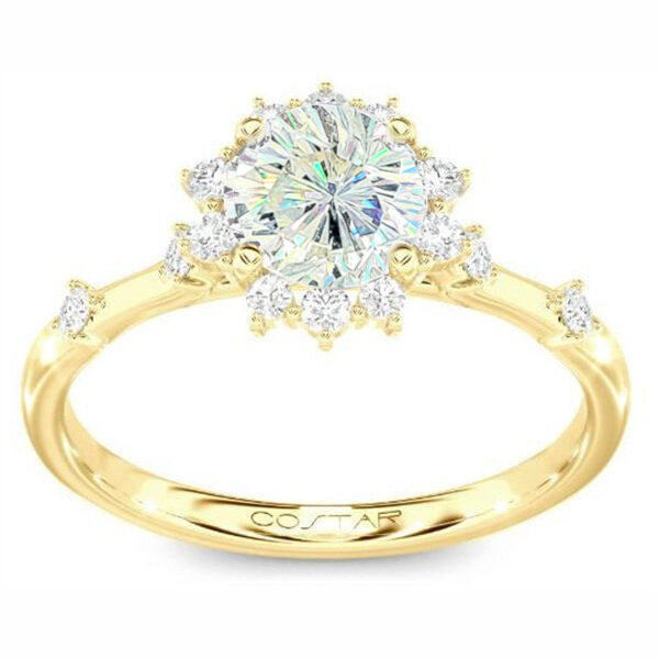 14K Candlelight FoF Diamond, Engmt. Ring by Costar