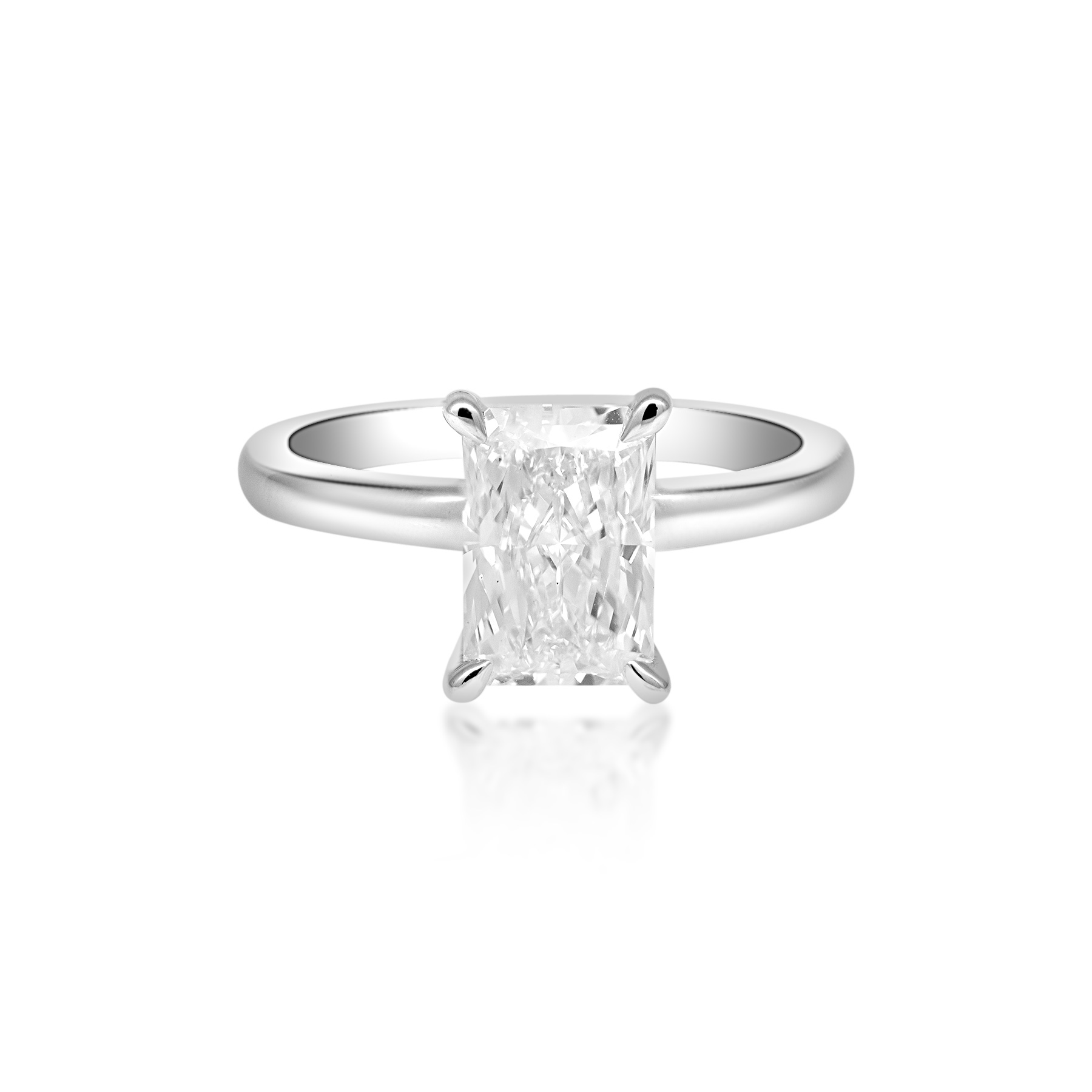 Lab Grown Diamond Engagement Ring 00510300102 14KW Greece The