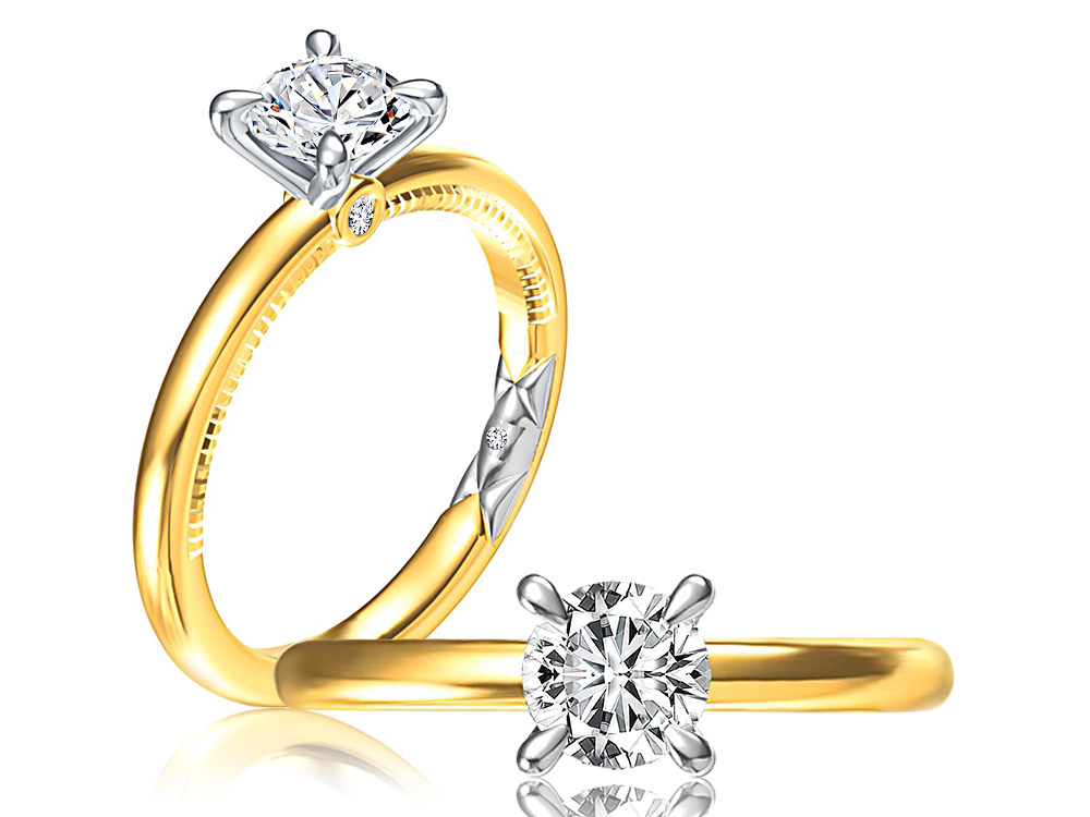 Fire And Ice Two Stone Engagement Ring Armans Fine, 40 OFF