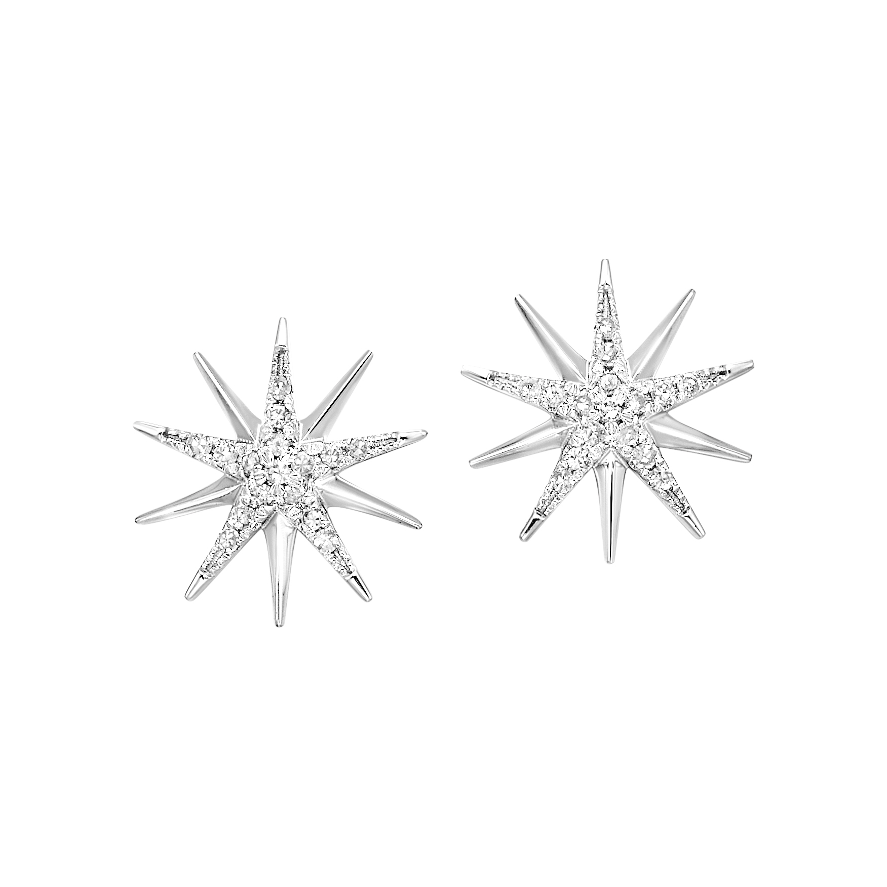 Earrings 00415018846 SS Diamond Earrings The Source Fine Jewelers Greece, NY