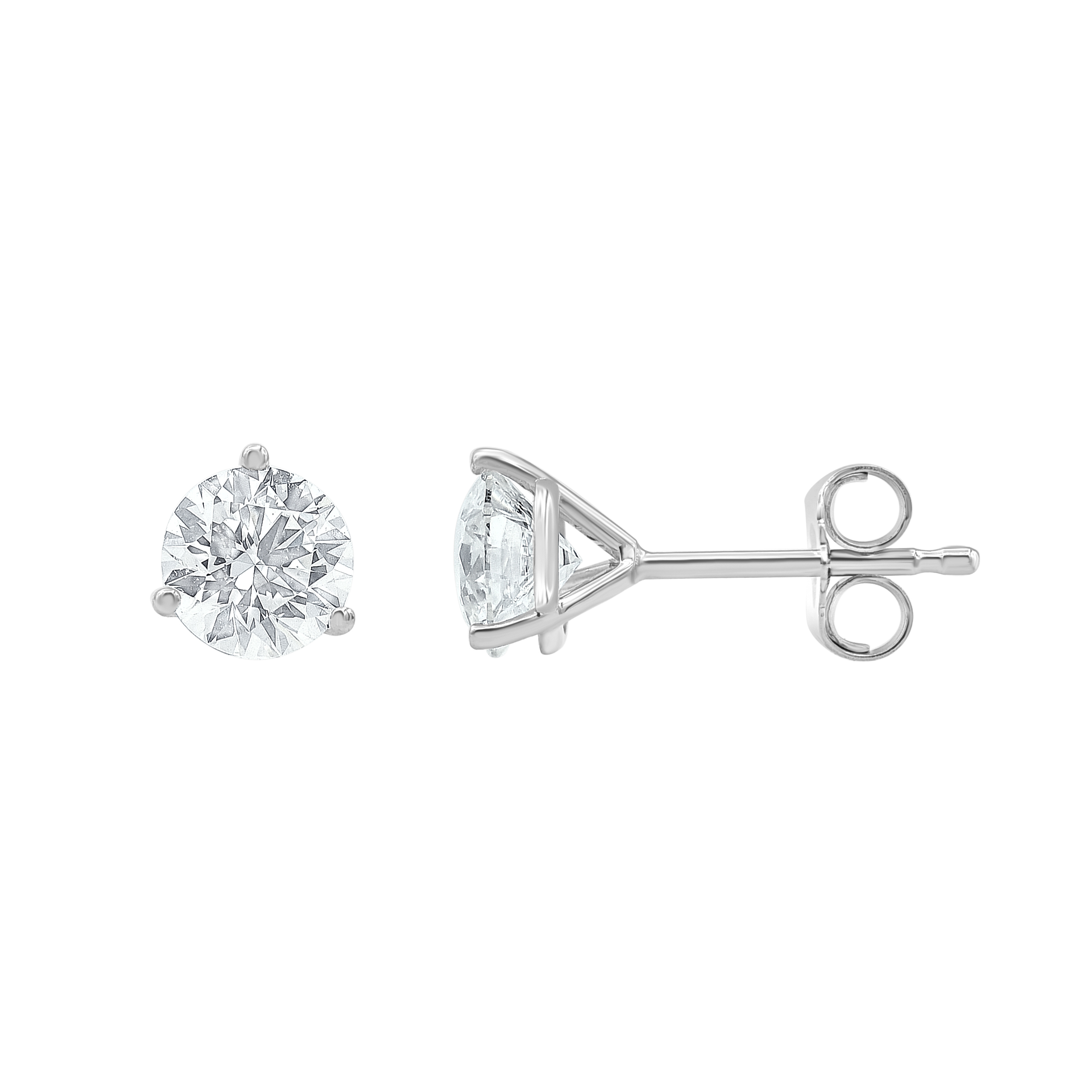 Lab Grown Diamond Stud Earrings 00415400151 14KW Greece The Source