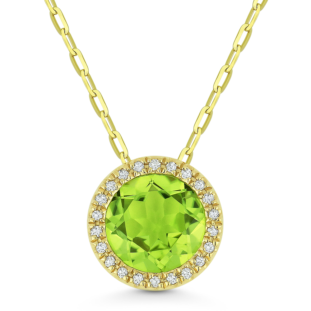 Pendants 0052305000622 14KY Gemstone Necklaces The Source Fine