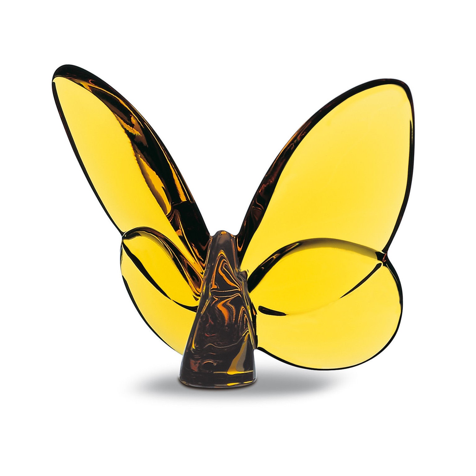 Baccarat 蝶のガラスオブジェ　イエロー Baccarat Crystal 001-700-04319 - Home & Kitchen | The Yellow Door