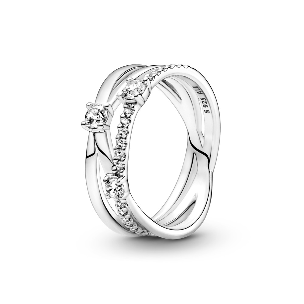 PANDORA リング Amazon.com: PANDORA Shimmering Wish Ring, Sterling Silver