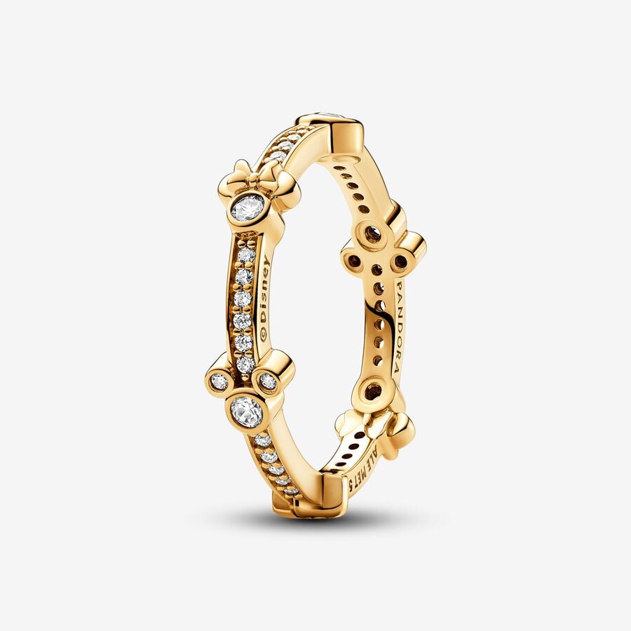 Pandora Platinum Disney Mickey Mouse and Minnie Mouse Sparkl