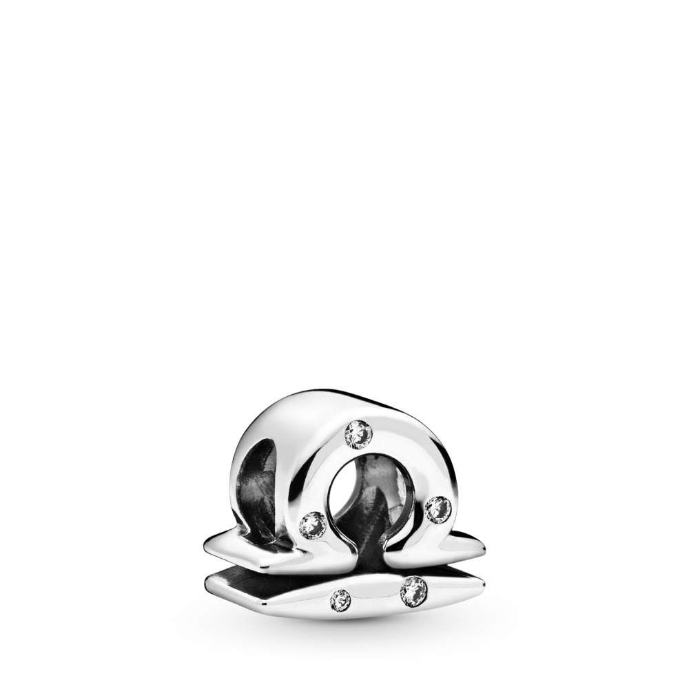 Pandora Sparkling Libra Zodiac Charm 001-920-15159 SS Lawton