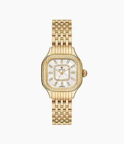 18K Yellow Gold Women's Swiss Watch 001-500-01020 | Tom Cook
