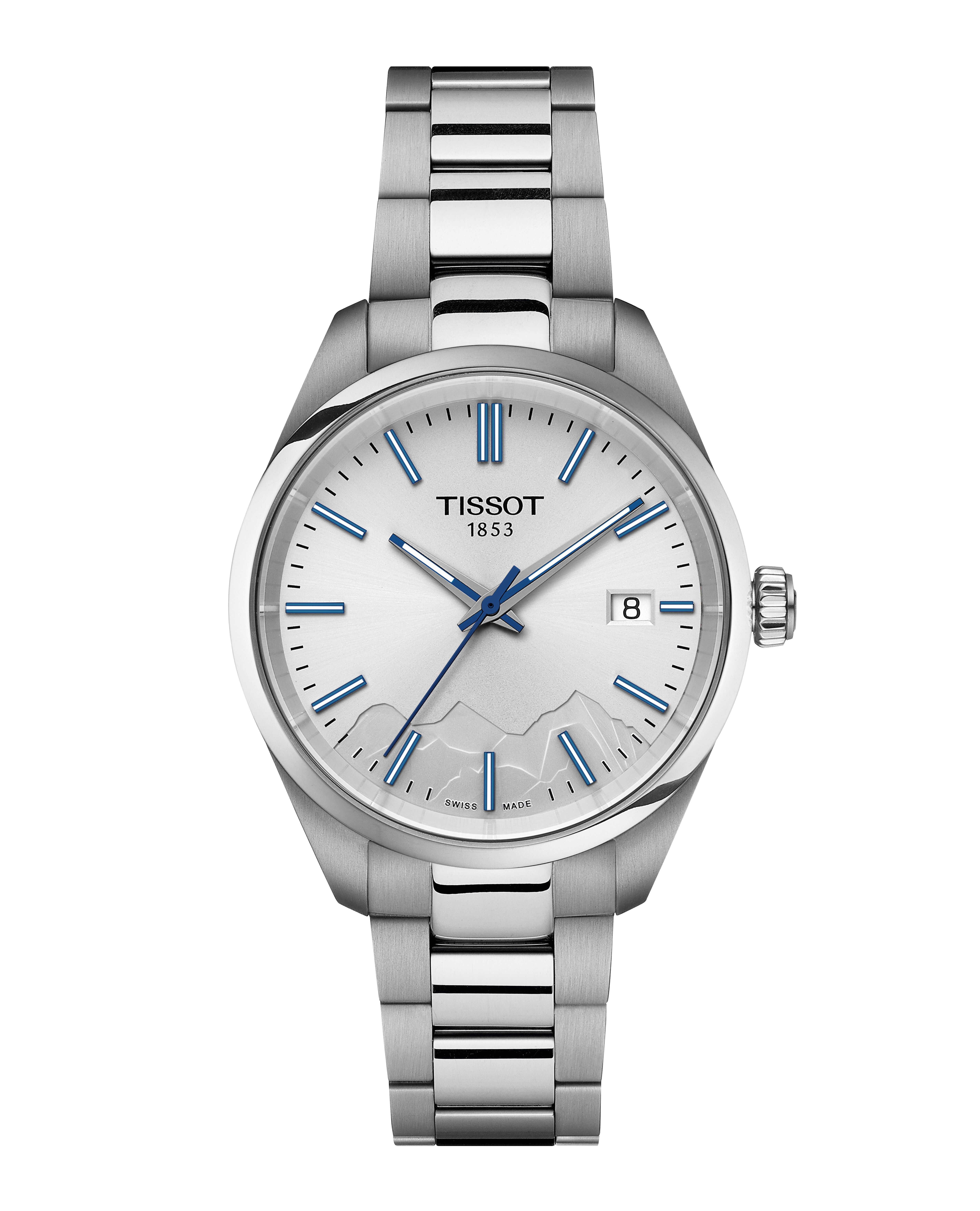Stainless Steel Women's Watch with Silver Dial