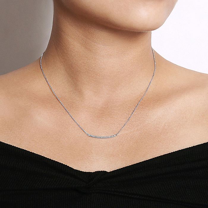 大人気 【Numbering】 Side Pave Bar Necklace #3726 Amazon.com: PANDORA Collar Timeless 362635C01-45 circonitas