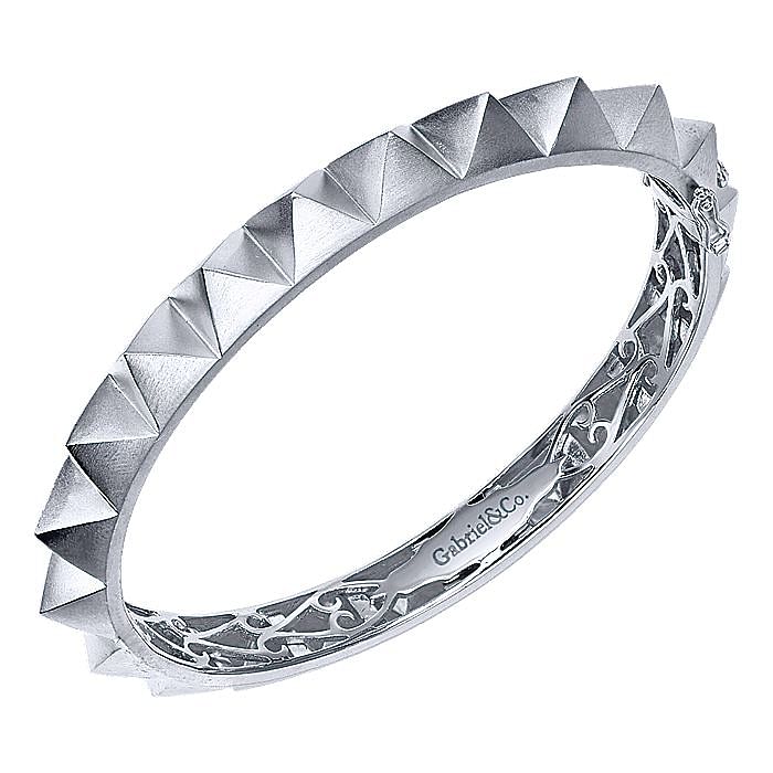 Gabriel & Co. Sterling Silver Spike Bangle 001-610-00376