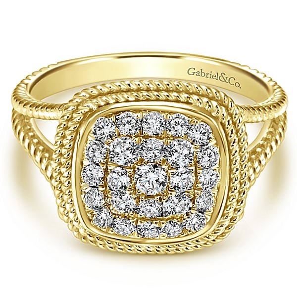 14K Diamond Fashion Ring