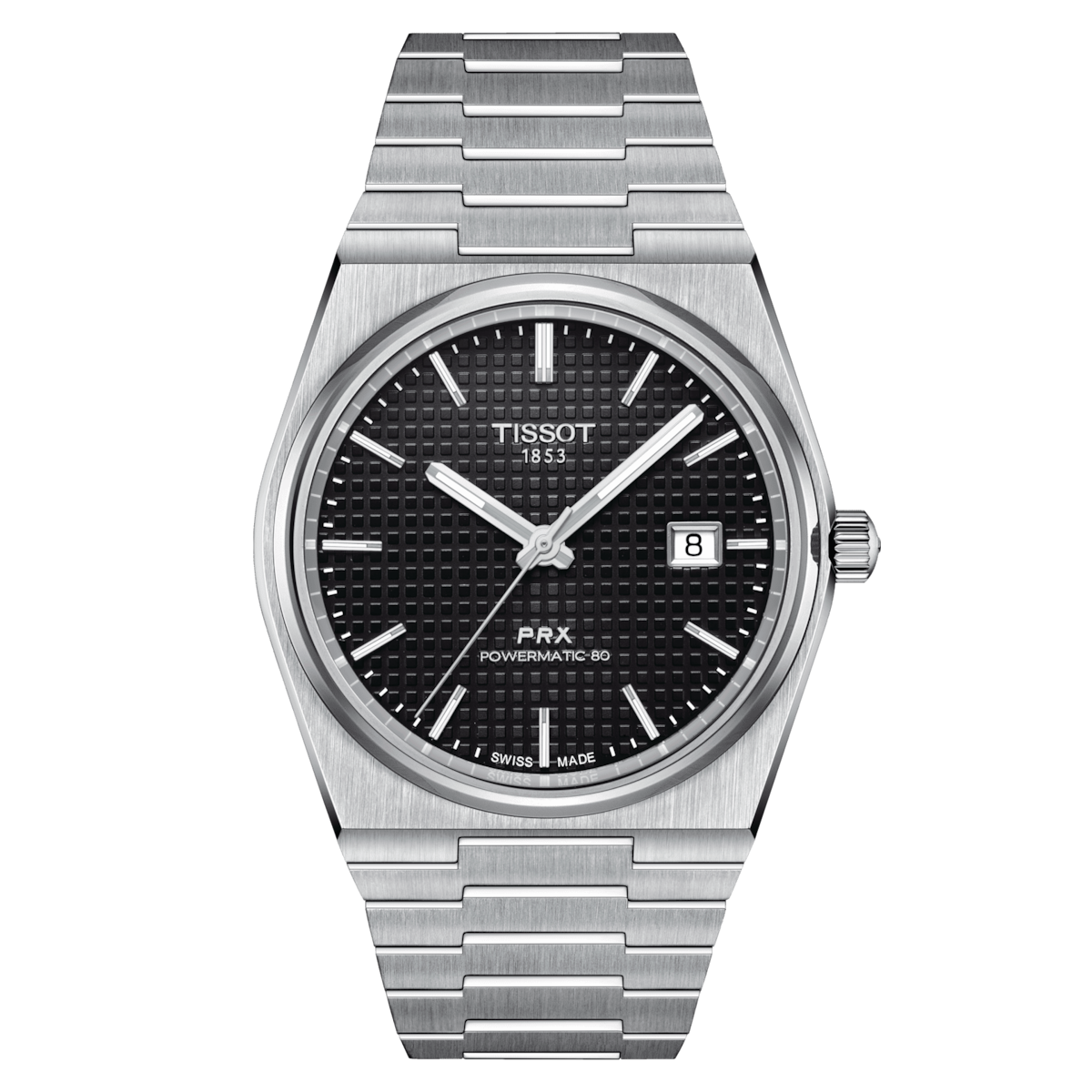 Tissot prx ブラックダイヤル【発送6/30】 TISSOT PRX POWERMATIC 80 WITH BLACK DIAL