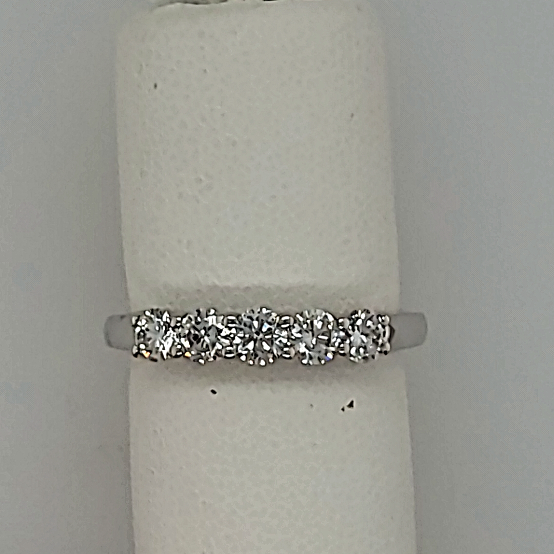 DIAMOND RING DIAMOND ANNIVERSARY BAND 5 DIAMOND BAND 3 Van Scoy