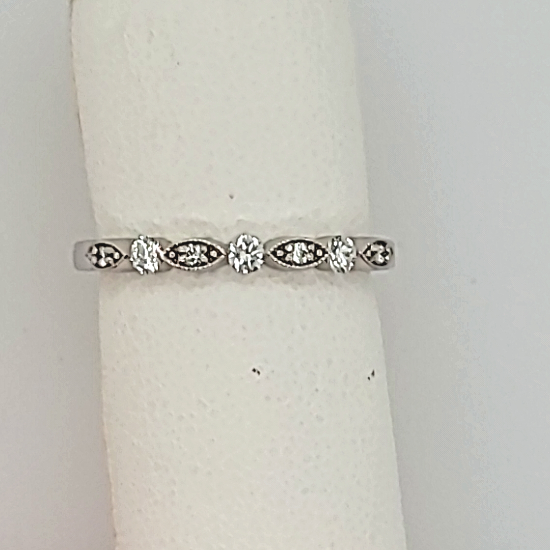 Diamond Band Stackable Band 14 Karat 00112100101 Van Scoy