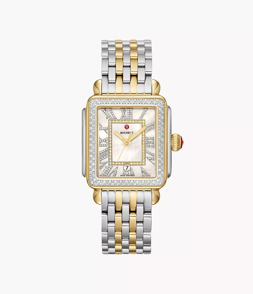 Michele Deco Madison Two-Tone 18K Gold-Plated Watch | 263  display picture 1