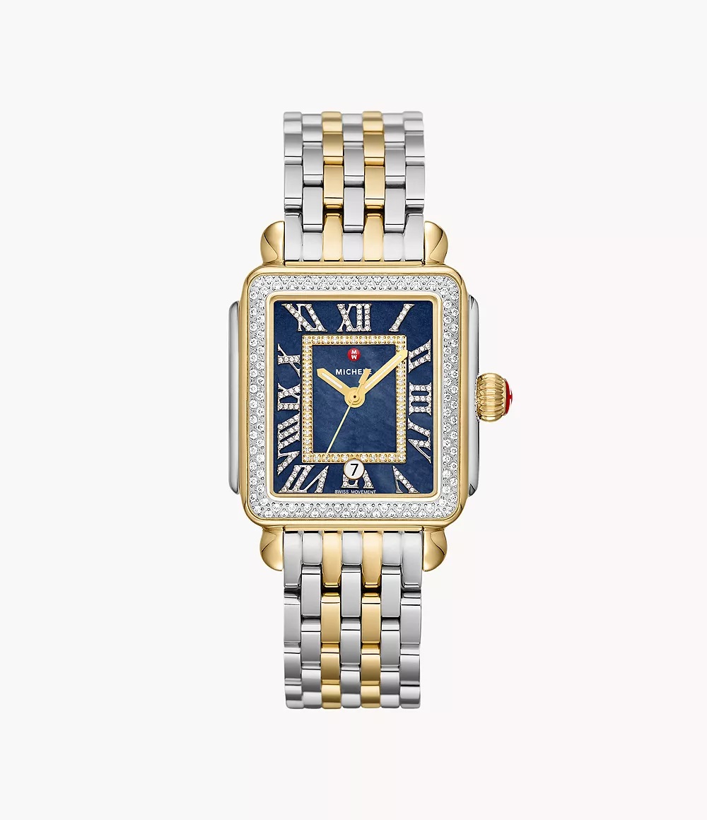 Michele Deco Madison Two-Tone 18K Gold-Plated Watch | 263  display picture 1