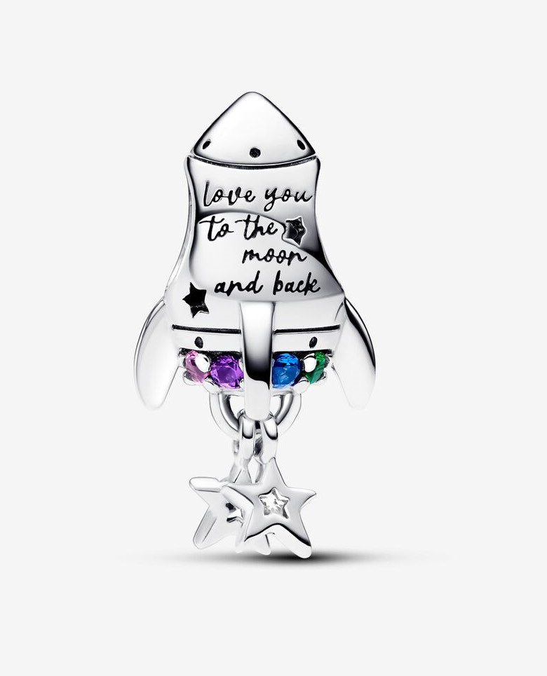 792831C01 Pandora Space Love Rocket Charm Gifts Holidays