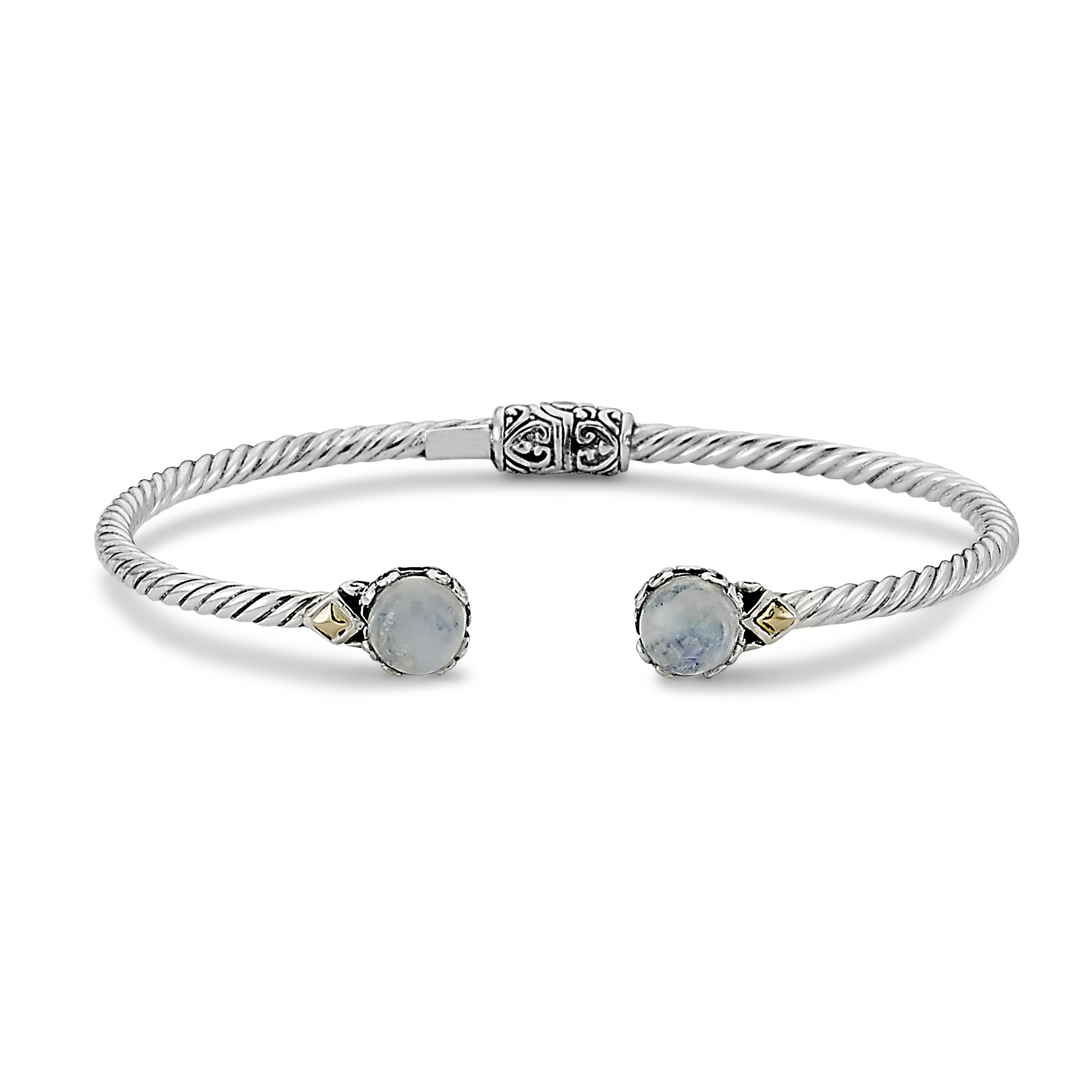 Samuel B. Glow Bangle- Rainbow Moonstone 001-610-01449