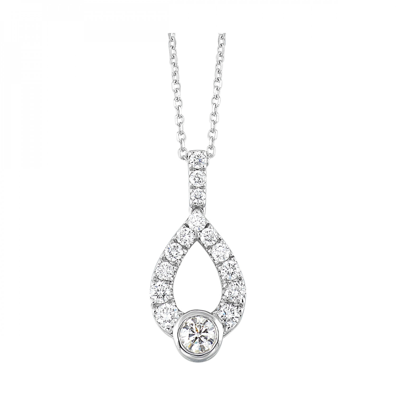 Diamond Pendant 001-160-03299 - Diamond Necklaces | Your