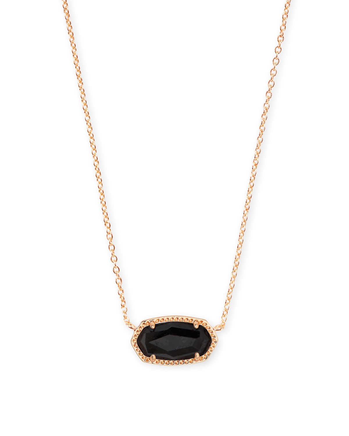 Elisa Necklace Rsg Black Granite